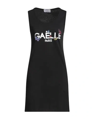 Gaelle Paris Gaëlle Paris Woman Mini Dress Black Size 1 Cotton