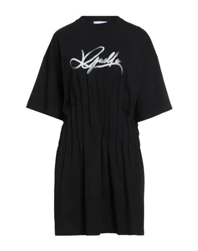 Gaelle Paris Gaëlle Paris Woman Mini Dress Black Size 1 Cotton