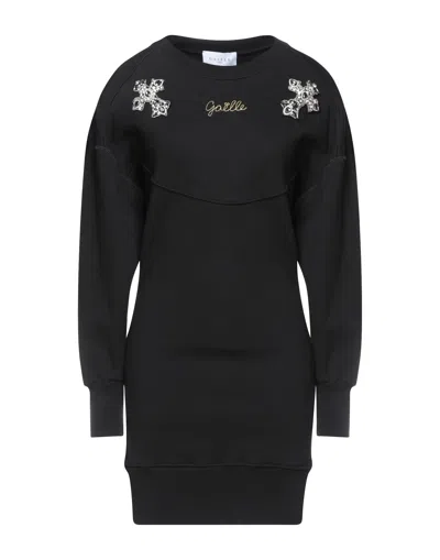 Gaelle Paris Short Dresses In Black
