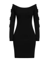 Gaelle Paris Gaëlle Paris Noir Woman Mini Dress Black Size 2 Viscose, Polyester, Polyamide In Black
