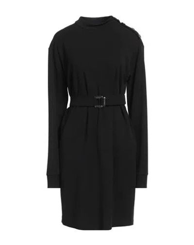 GAELLE PARIS GAËLLE PARIS WOMAN MINI DRESS BLACK SIZE 10 POLYESTER, ELASTANE