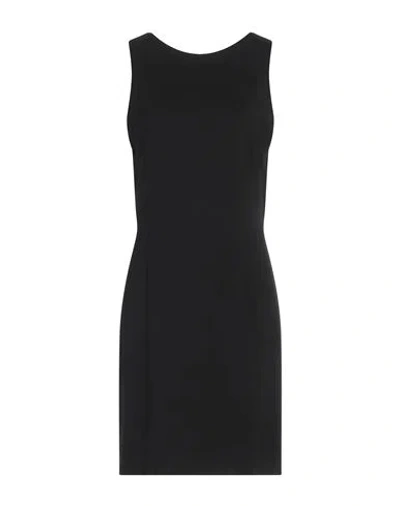 Gaelle Paris Gaëlle Paris Woman Mini Dress Black Size 10 Viscose, Polyamide, Elastane