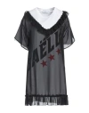Gaelle Paris Gaëlle Paris Woman Mini Dress Black Size 2 Polyester, Cotton In Black