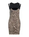 Gaelle Paris Short Dresses In Black