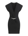 Gaelle Paris Gaëlle Paris Woman Mini Dress Black Size 3 Cotton, Elastane In Black