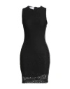 Gaelle Paris Gaëlle Paris Woman Mini Dress Black Size 4 Polyamide, Elastane In Black