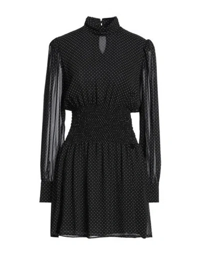Gaelle Paris Gaëlle Paris Woman Mini Dress Black Size 8 Polyester