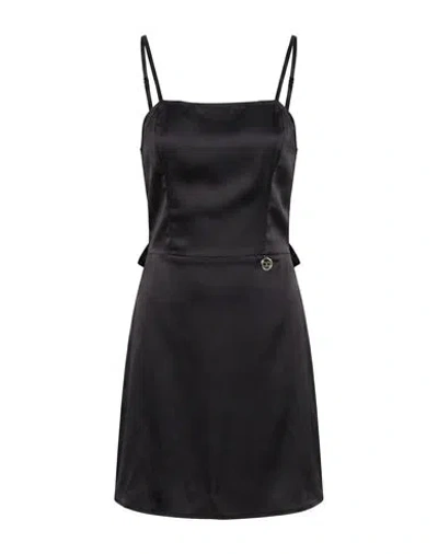 Gaelle Paris Gaëlle Paris Woman Mini Dress Black Size 4 Polyester, Elastane
