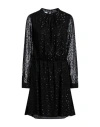 Gaelle Paris Gaëlle Paris Woman Mini Dress Black Size 6 Polyester In Black