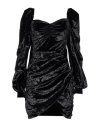Gaelle Paris Gaëlle Paris Woman Mini Dress Black Size 6 Polyester, Elastane