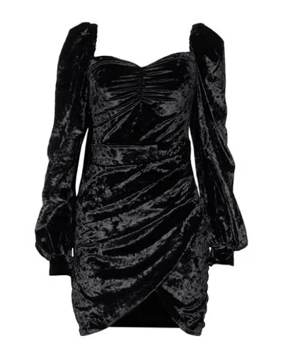 Gaelle Paris Gaëlle Paris Woman Mini Dress Black Size 6 Polyester, Elastane