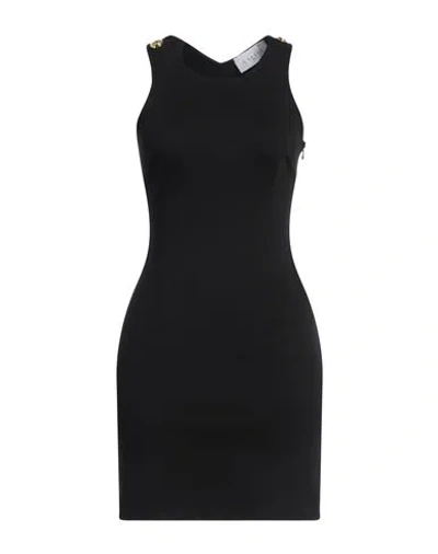 Gaelle Paris Gaëlle Paris Woman Mini Dress Black Size 8 Viscose, Polyamide, Elastane, Cotton