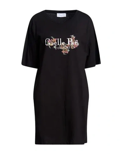 Gaelle Paris Gaëlle Paris Woman Mini Dress Black Size Xs Cotton