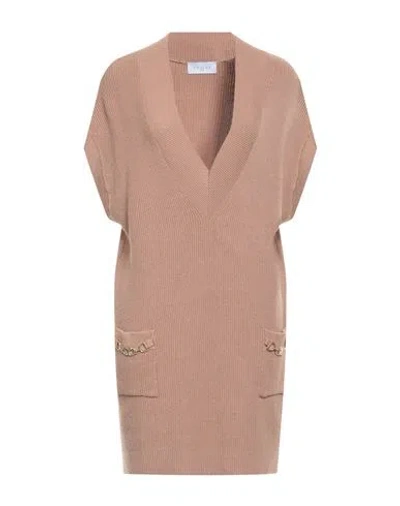 Gaelle Paris Gaëlle Paris Woman Mini Dress Camel Size 1 Viscose, Polyester, Polyamide In Neutral