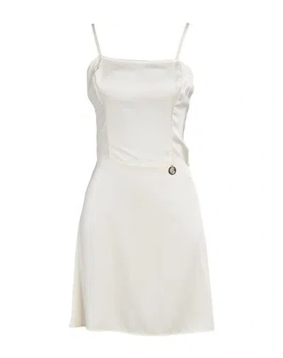 Gaelle Paris Gaëlle Paris Woman Mini Dress Cream Size 4 Polyester, Elastane In White