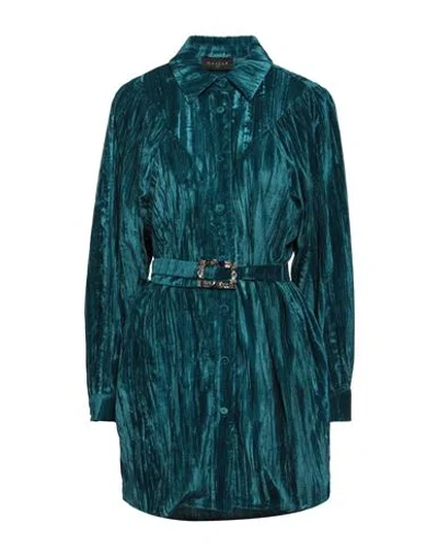 Gaelle Paris Gaëlle Paris Woman Mini Dress Deep Teal Size 8 Polyester In Green