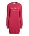 Gaelle Paris Gaëlle Paris Woman Mini Dress Fuchsia Size 3 Wool, Acrylic In Pink