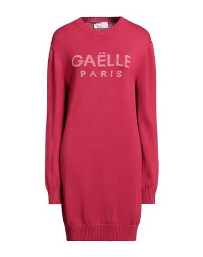 Gaelle Paris Gaëlle Paris Woman Mini Dress Fuchsia Size 3 Wool, Acrylic In Pink