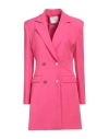 Gaelle Paris Gaëlle Paris Woman Mini Dress Fuchsia Size 6 Polyester, Elastane In Pink