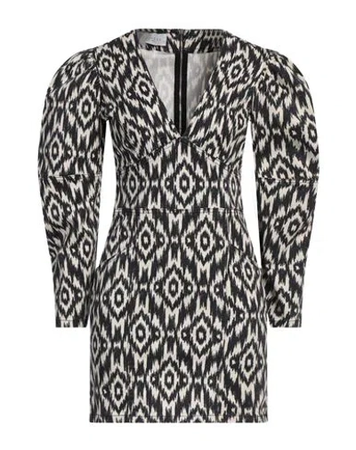Gaelle Paris Gaëlle Paris Woman Mini Dress Ivory Size 4 Cotton, Elastane