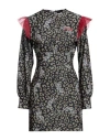 Gaelle Paris Gaëlle Paris Woman Mini Dress Khaki Size 1 Polyester, Elastane In Beige