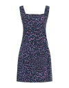 Gaelle Paris Gaëlle Paris Woman Mini Dress Mauve Size 12 Polyester, Elastane In Purple