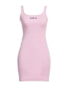Gaelle Paris Gaëlle Paris Woman Mini Dress Pink Size 3 Cotton, Elastane