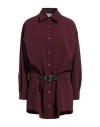 Gaelle Paris Gaëlle Paris Woman Mini Dress Plum Size 4 Polyester, Rayon, Elastane In Purple