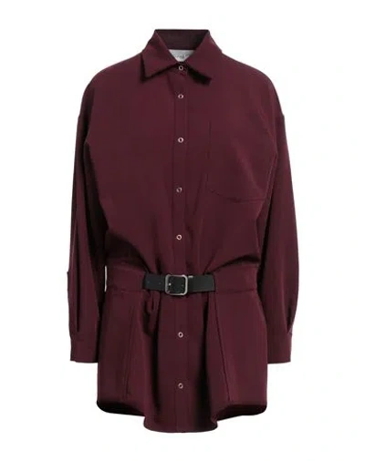 Gaelle Paris Gaëlle Paris Woman Mini Dress Plum Size 4 Polyester, Rayon, Elastane In Purple