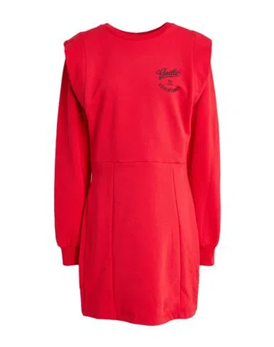 Gaelle Paris Gaëlle Paris Woman Mini Dress Red Size 8 Cotton