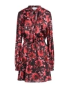 Gaelle Paris Gaëlle Paris Woman Mini Dress Red Size 8 Polyester