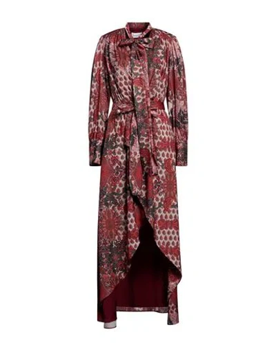 Gaelle Paris Gaëlle Paris Woman Mini Dress Rust Size 6 Polyester In Red