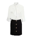 Gaelle Paris Gaëlle Paris Woman Mini Dress White Size 10 Viscose, Polyamide, Elastane, Polyester In White
