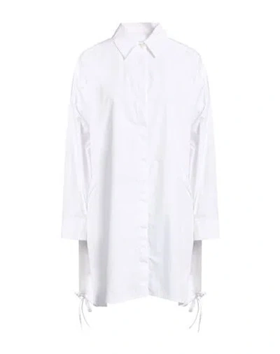 Gaelle Paris Gaëlle Paris Woman Mini Dress White Size 4 Cotton