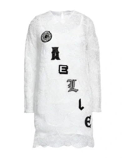 Gaelle Paris Gaëlle Paris Woman Mini Dress White Size 4 Polyester