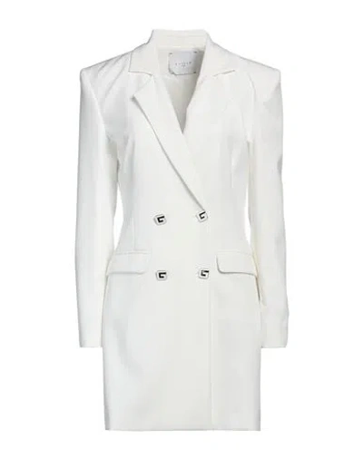 Gaelle Paris Gaëlle Paris Woman Mini Dress White Size 4 Polyester, Elastane