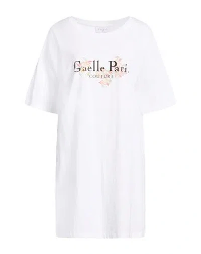 Gaelle Paris Gaëlle Paris Woman Mini Dress White Size S Cotton