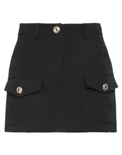 Gaelle Paris Gaëlle Paris Woman Mini Skirt Black Size 4 Polyester, Elastane