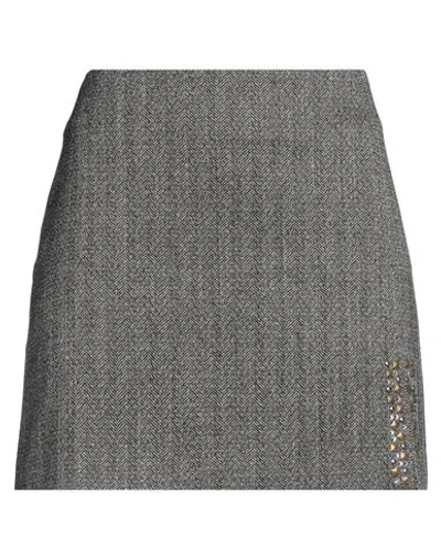 Gaelle Paris Gaëlle Paris Woman Mini Skirt Black Size 4 Polyester, Viscose, Elastane