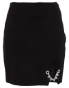 Gaelle Paris Gaëlle Paris Woman Mini Skirt Black Size 4 Viscose, Polyamide, Elastane