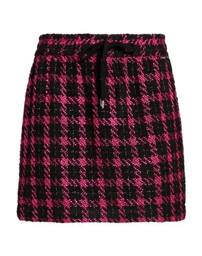Gaelle Paris Gaëlle Paris Woman Mini Skirt Black Size 6 Acrylic, Polyester, Viscose, Cotton, Metallic Fiber