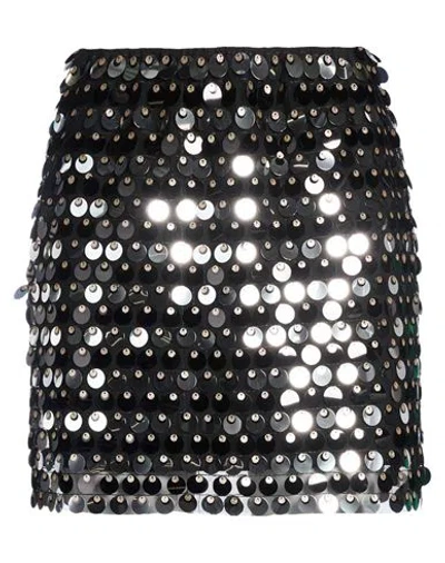 Gaelle Paris Gaëlle Paris Woman Mini Skirt Black Size 6 Polyester