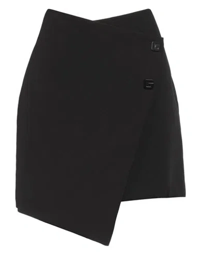 Gaelle Paris Gaëlle Paris Woman Mini Skirt Black Size 6 Polyester, Elastane