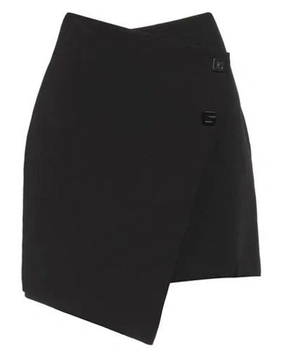 Gaelle Paris Gaëlle Paris Woman Mini Skirt Black Size 2 Polyester, Elastane