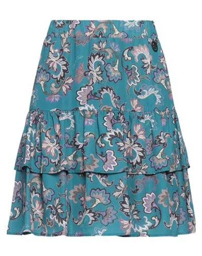 Gaelle Paris Gaëlle Paris Woman Mini Skirt Deep Teal Size 8 Polyester In Green