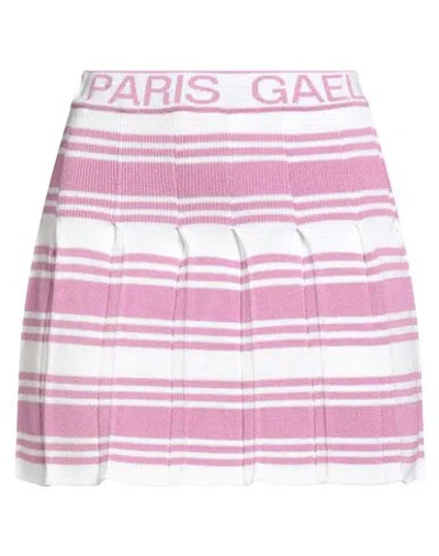 Gaelle Paris Gaëlle Paris Woman Mini Skirt Mauve Size 1 Cotton, Viscose, Elastane In Purple