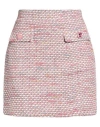 Gaelle Paris Gaëlle Paris Woman Mini Skirt Pink Size 6 Cotton, Polyester, Viscose, Acrylic In Pink