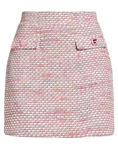 Gaelle Paris Gaëlle Paris Woman Mini Skirt Pink Size 6 Cotton, Polyester, Viscose, Acrylic