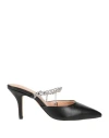 Gaelle Paris Gaëlle Paris Woman Mules & Clogs Black Size 8 Textile Fibers