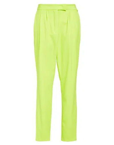 Gaelle Paris Gaëlle Paris Woman Pants Lime Green Size 8 Polyester, Elastane